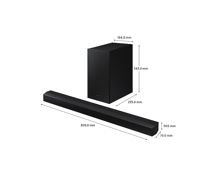 Samsung 2.1Ch Soundbar With Wireless Subwoofer 270W Bluetooth HW-B430/XU (New)