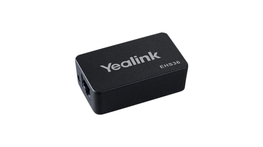 Yealink EHS36 Headset Adapter Electronic Hookswitch Black (New)