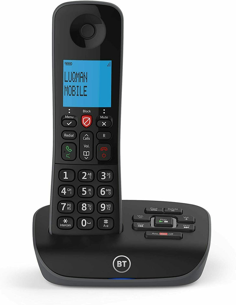 BT Essential Single Digital Cordless Answerphone With Nuisance Call Blocker (New)