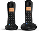 BT Digital Cordless Home Phone Everyday Twin Basic Call Blocking Black (New)
