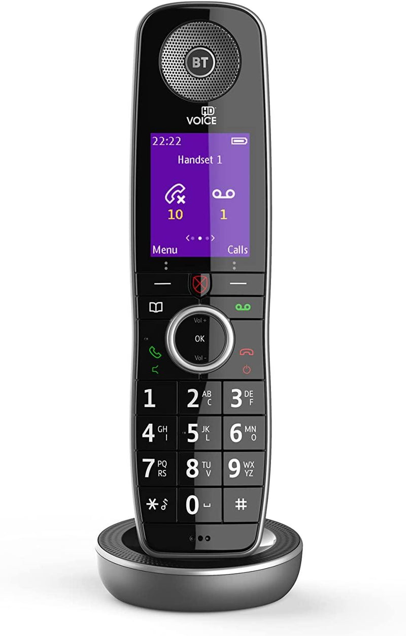 BT Advanced Digital Cordless Home Phone With HD Calling 090258 (Renewed)