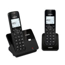 VTech CS2001 Twin Digital Cordless Home Telephone DECT Caller ID Black (Refurbished B-Grade)