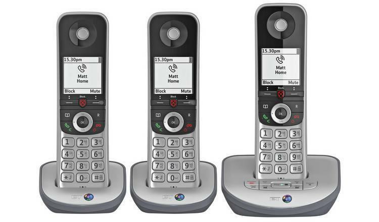 BT Advanced Z Trio Digital Answerphone with Advanced Call Blocker - Silver (Refurbished B-Grade)