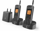 BT Elements Twin 1km range IP67 Rated Cordless Answerphone and Nuisance Blocking (Refurbished B-Grade)