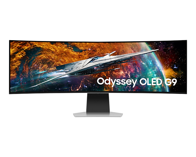 Samsung 49'' Gaming Monitor Smart 5120x1440 Curved OLED 240Hz LS49CG954SUXXU (Refurbished B-Grade)