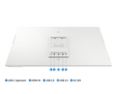 Samsung 32'' Smart Monitor M80C USB-C UHD Speakers & Remote White LS32CM801UUXXU (Refurbished B-Grade)