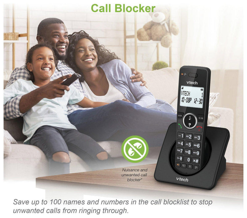 VTech Digital Cordless Phone ES2000 Single Speakerphone Nuisance Call Blocker (Refurbished B-Grade)