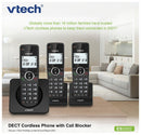 VTech Digital Cordless Phone ES2002 Trio Speakerphone Nuisance Call Blocker (Refurbished B-Grade)