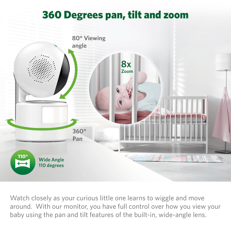 LeapFrog LF920HD Video Baby Monitor 7'' HD Wide-Angle Dispay Colour Night Vision (Refurbished B-Grade)