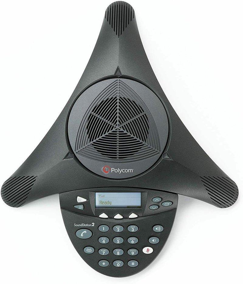 Polycom Sound Station 2 Conference Phone Expandable 2201-16200-601 (Refurbished B-Grade)