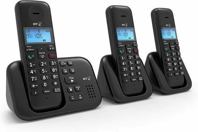BT 3960 Trio Cordless Home Phone Nuisance Call Blocking Answering Machine (Refurbished B-Grade)