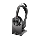 Poly Voyager Focus 2 MS USB-C/A Headset - Inc Stand Noise-canceling Lightweight (New)