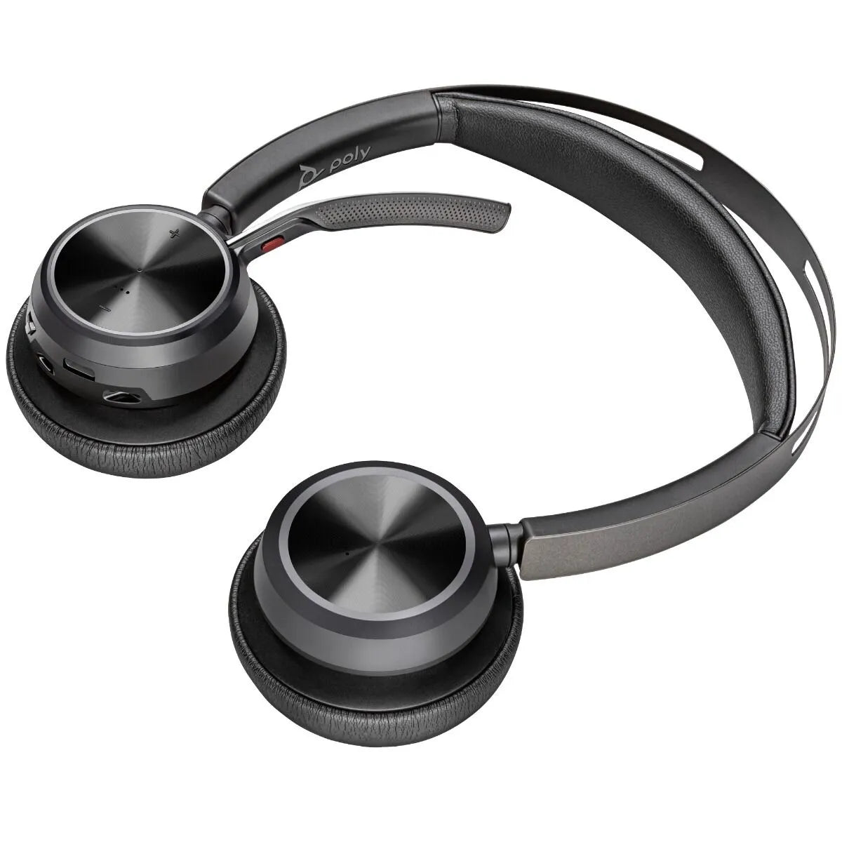 Poly Voyager Focus 2 UC USB-(A&C) Headset Active Noise Cancellation - Inc Stand (New)