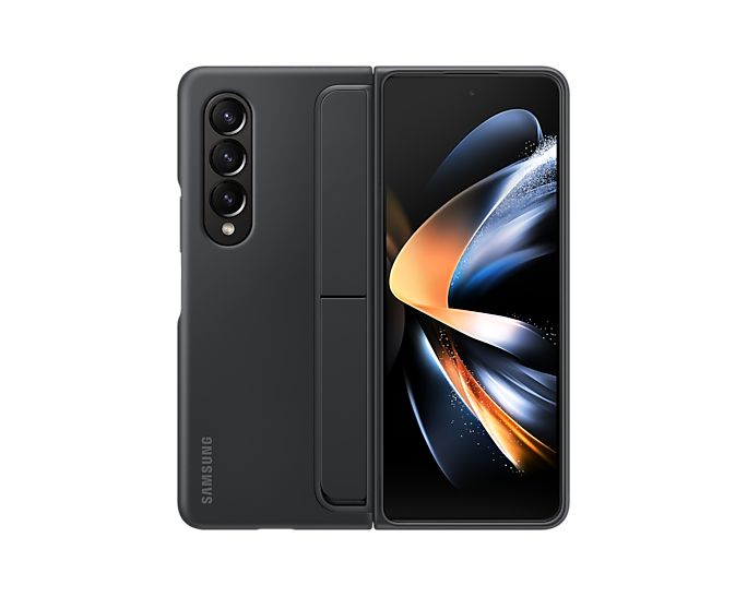 Samsung Galaxy Z Fold4 Standing Phone Cover With Pen Black EF-OF93PCBEGWW (New / Open Box)