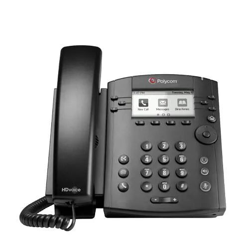 Polycom VVX311 SFB HD Voice Business Media IP Desk Phone (New)