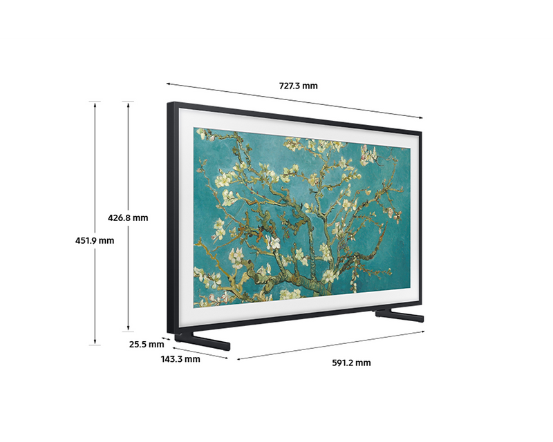 Samsung 32'' Smart TV The Frame LS03C Art Mode QLED Full HD HDR QE32LS03CBUXXU (New / Open Box)