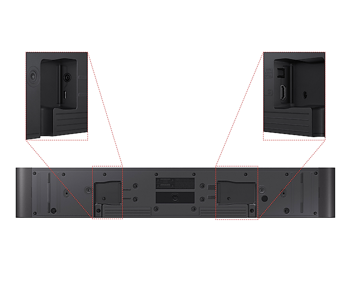 Samsung 3.0Ch All-in-one Soundbar S50B Lifestyle With Virtual DTS:X HW-S50B/XU (New)