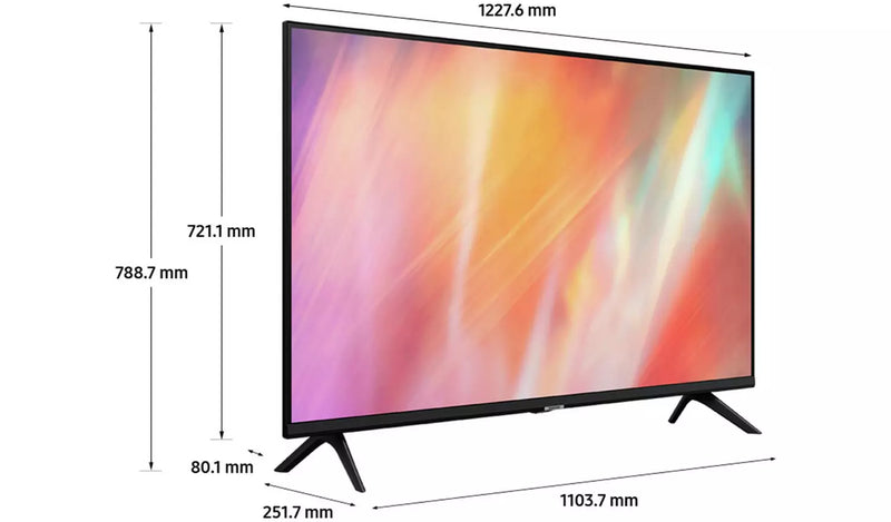 Samsung 55'' Smart TV AU7020 UHD 3840x2160  4K HDR Q-Symphony UE55AU7020KXXU (New)