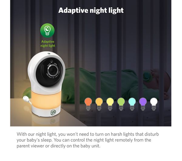 LeapFrog LF1911 Smart Full HD Baby Camera Remote Control (Renewed)