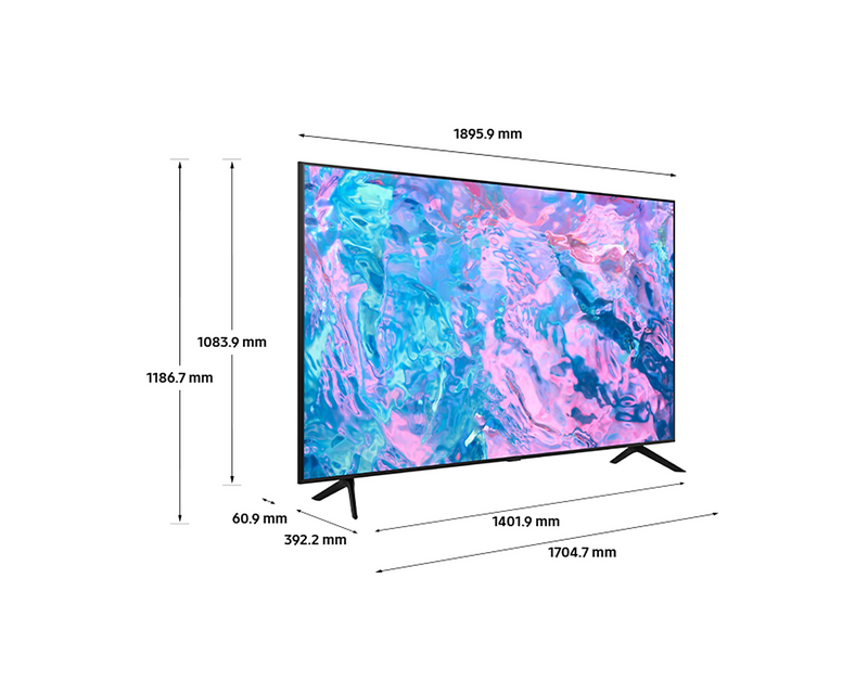 Samsung 85'' Smart TV 3840x2160 UHD 4K HDR PurColour OTS Lite UE85CU7110KXXU (New)