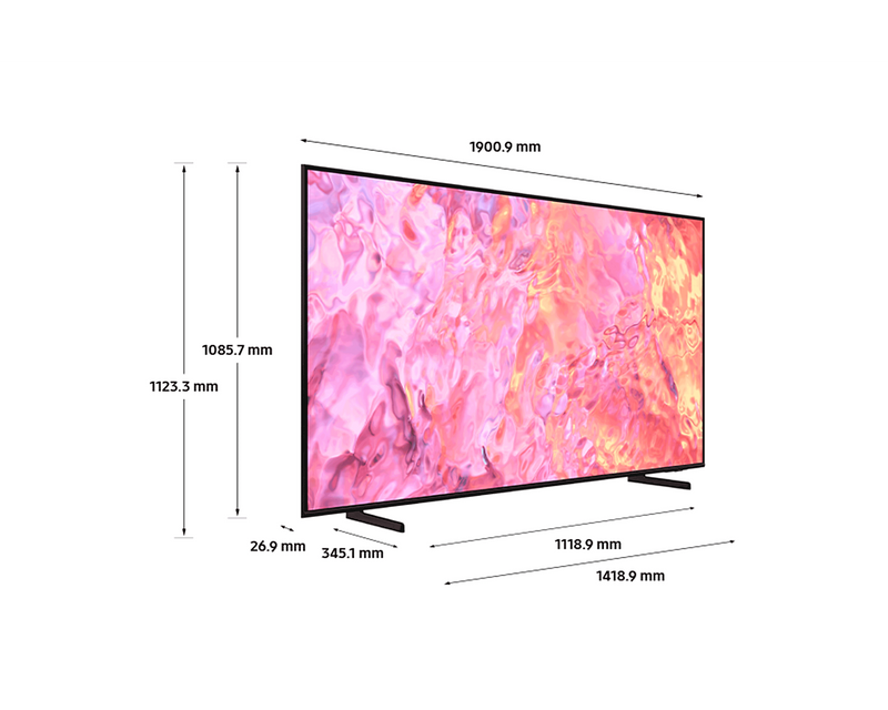 Samsung 85'' Smart TV QLED 4K HDR 3840x2160 OTS Lite Q-Symphony QE85Q60CAUXXU (New)