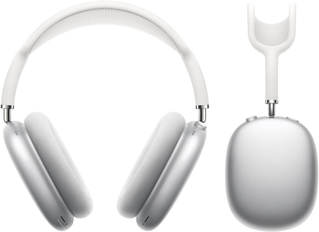 Apple AirPods Max Headphones Wireless Active Noise Cancellation Silver MGYJ3ZM/A (Renewed)