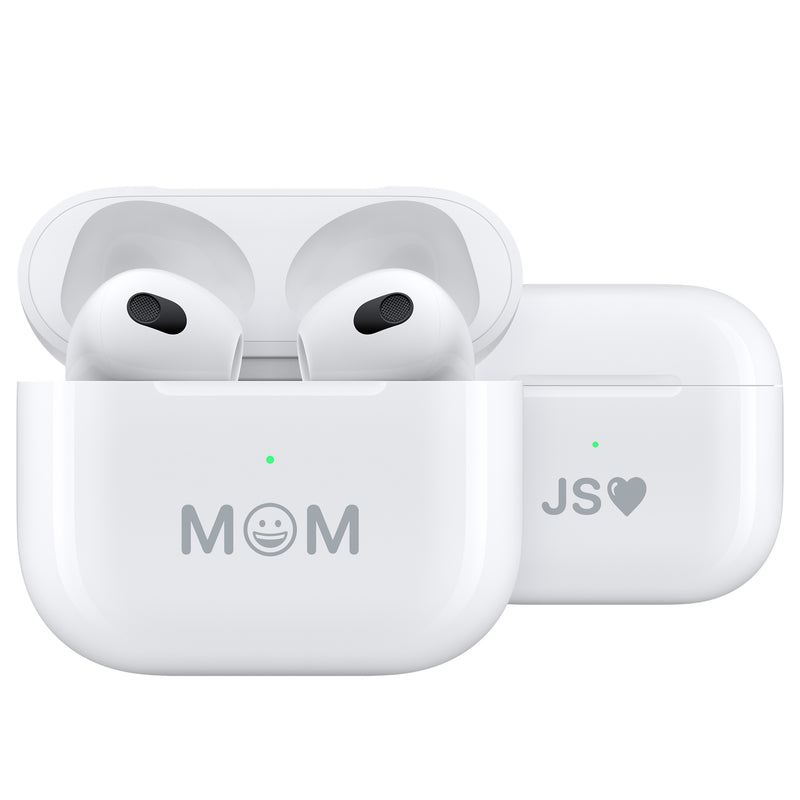 Apple AirPods Headphones (3rd Gen) With MagSafe Charging Case White MME73ZM/A (Renewed)