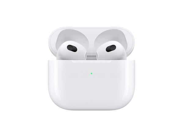 Apple AirPods Headphones (3rd Gen) With Lightning Charging Case White MPNY3ZM/A (Renewed)