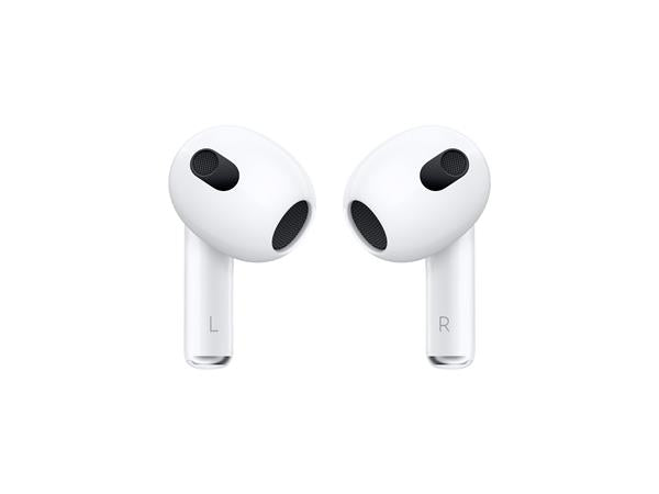 Apple AirPods Headphones (3rd Gen) With Lightning Charging Case White MPNY3ZM/A (Renewed)