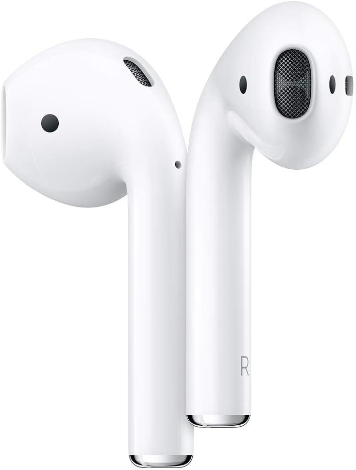 Apple AirPods 2 Headphones 2nd Generation With Charging Case MV7N2ZM/A (Renewed)