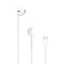 Apple EarPods Headphones With USB-C Connector White MTJY3ZM/A (Renewed)