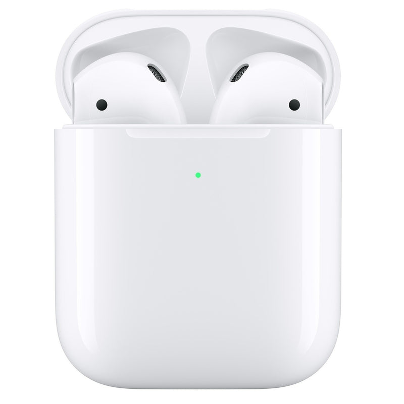 Apple AirPods Headphones With Wireless Charging Case (2nd generation) MRXJ2ZM/A (Renewed)