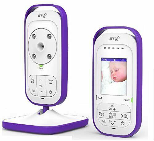 BT Video Baby Monitor 630 With 2 Inch Colour Display And 5 Lullabies (New)