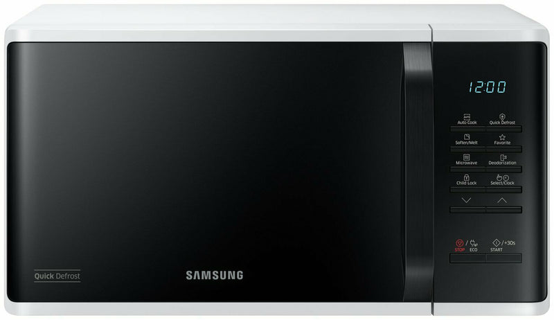 Samsung Solo Microwave Oven With Quick Defrost 23L MS23K3513AW/EU (New)