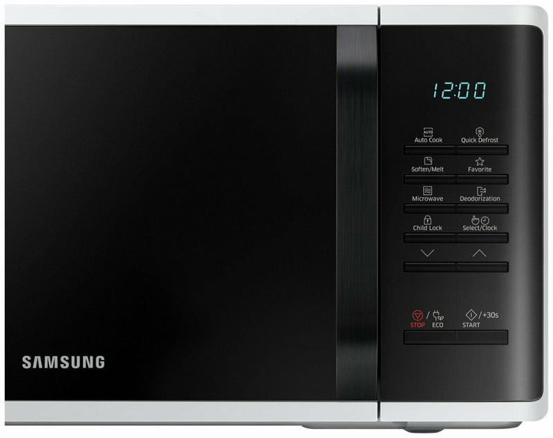 Samsung Solo Microwave Oven With Quick Defrost 23L MS23K3513AW/EU (New)