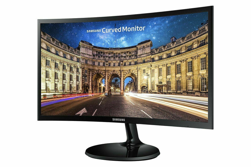 Samsung C27F390 27 Inch 60Hz Full HD Curved Super Slim LED Monitor Black (Renewed)