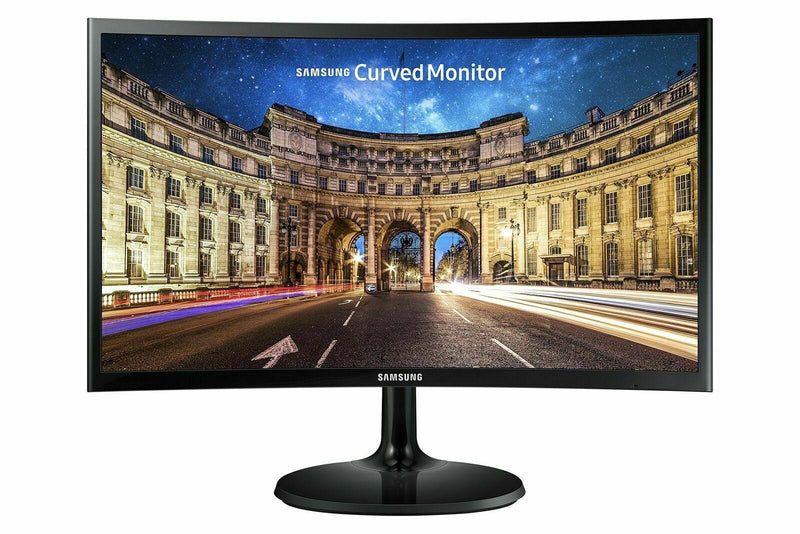 Samsung C27F390 27 Inch 60Hz Full HD Curved Super Slim LED Monitor Black (Renewed)