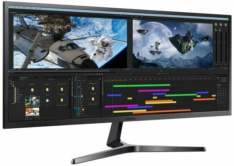 Samsung LS34J552WQUXEN 34 Inch Ultra Wide LED Monitor - WQHD 3440x1440 Freesync (New)