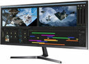 Samsung LS34J552WQUXEN 34 Inch Ultra Wide LED Monitor - WQHD 3440x1440 Freesync (New)