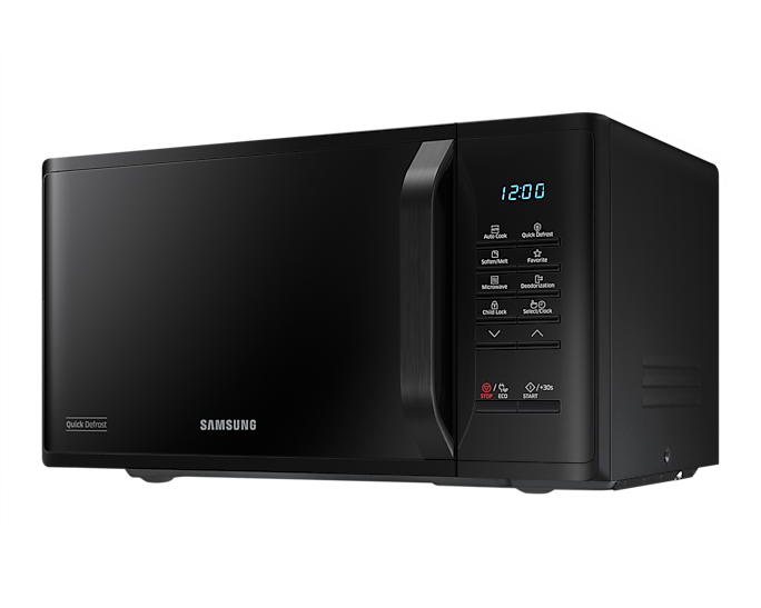 Samsung Solo Microwave Oven 800W 23L Quick Defrost Black MS23K3513AK/EU (New)