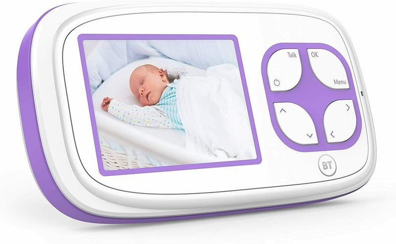 BT Video Baby Monitor 3000 2.8'' Night Vision Lullabies Low Battery Alert (Renewed)
