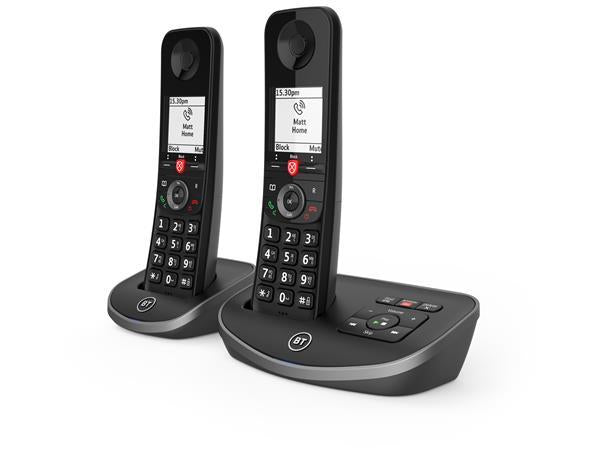 BT Advanced Twin Digital Cordless Phone Nuisance Call Blocker Answering Machine (New)