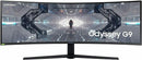 Samsung 49 Inch Odyssey G9 Curved QLED Dual-QHD 32:9 Gaming Monitor Black White (New)