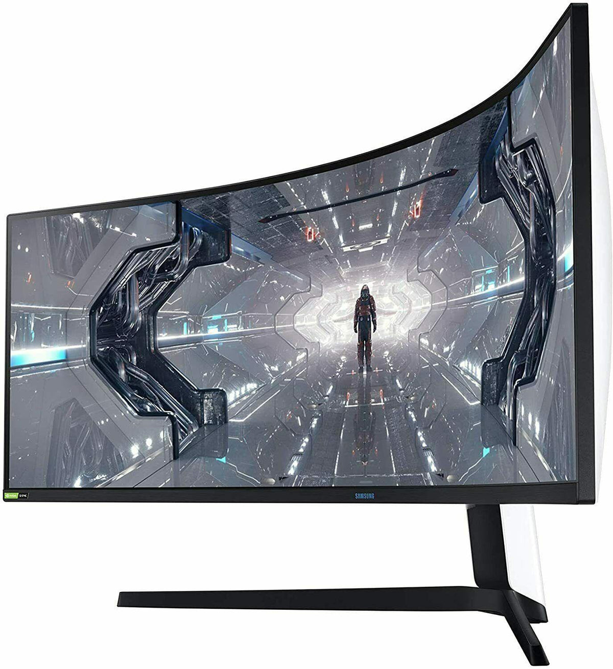 Samsung 49 Inch Odyssey G9 Curved QLED Dual-QHD 32:9 Gaming Monitor Bl