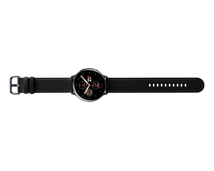 Samsung SM-R835FSKABTU Galaxy Watch Active2 LTE Wi-Fi Black Stainless Steel 40mm (Renewed)