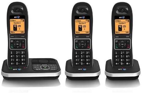 BT Digital Cordless Phone 7610 Trio Answering Machine Nuisance Call Blocking (New)