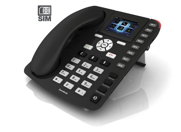 Tecdesk 3600 GSM SIM-Operated Desk Phone With Bluetooth (Renewed)