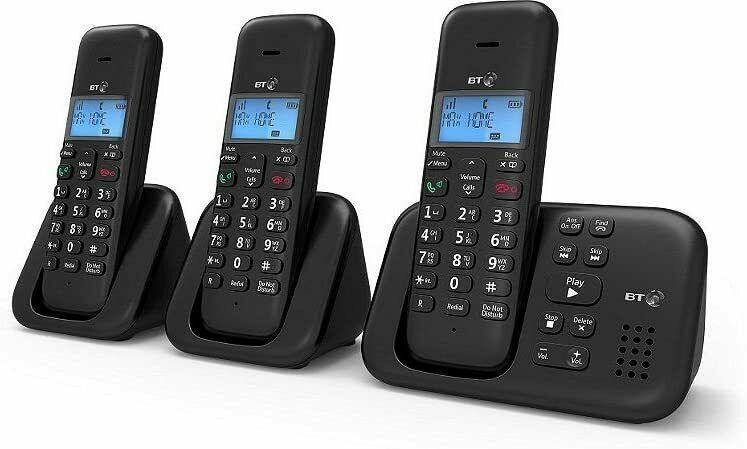BT 3960 Trio Cordless Home Phone Nuisance Call Blocking Answering Machine (Renewed)