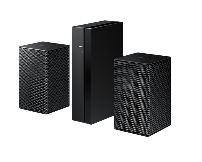 Samsung Sound+ SWA-9000S Wireless Surround Rear Speakers (Renewed)