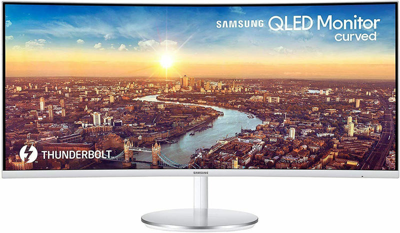 Samsung 34 Inch Ultra Wide Screen Thunderbolt 3 Curved LED Monitor With Speakers (New)